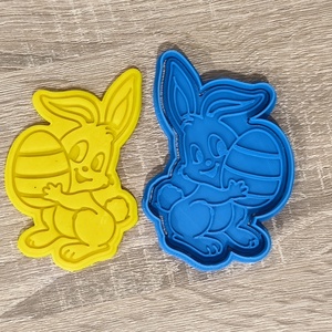 Nyuszi tojással sütikiszúró, Ünnepi díszek, dekorációk, Húsvéti díszek és dekorációk, Húsvéti sütikiszúró, Mindenmás, MESKA