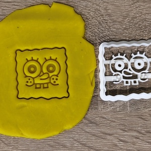 Spongyabob sütikiszúró  - otthon & életmód - konyhafelszerelés, tálalás - sütés, főzés - sütikiszúró - Meska.hu