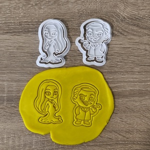 Wednesday sütikiszúró szett (6db) - otthon & életmód - konyhafelszerelés, tálalás - sütés, főzés - sütikiszúró - Meska.hu