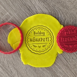 Boldog nőnapot sütikiszúró - Meska.hu