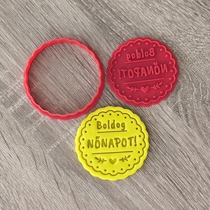 Boldog nőnapot sütikiszúró - otthon & életmód - konyhafelszerelés, tálalás - sütés, főzés - sütikiszúró - Meska.hu