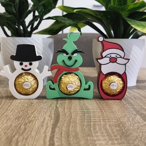 Mikulás Ferrero Rocher tartó - karácsony - karácsonyi lakásdekoráció - karácsonyi manók, figurák - Meska.hu