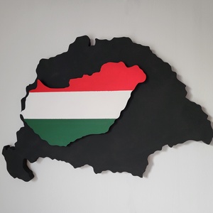 Nagy Magyarország fali dekor, Otthon & Életmód, Dekoráció, Kép & Falikép, 3d képek, Festett tárgyak, Fotó, grafika, rajz, illusztráció, MESKA