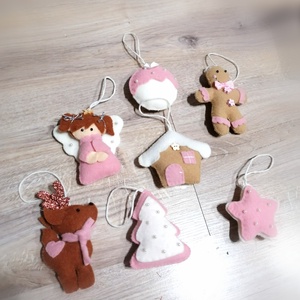 Filc dísz box  - karácsony - karácsonyi lakásdekoráció - karácsonyfadíszek - Meska.hu