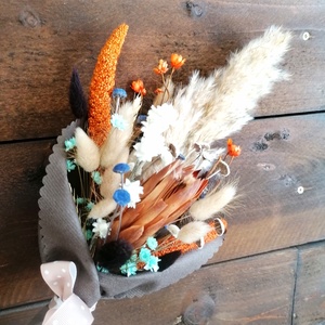 Szárazvirág csokor  - otthon & életmód - dekoráció - virágdísz és tartó - csokor & virágdísz - Meska.hu