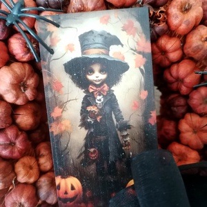 Halloween-i kopogtató  - otthon & életmód - dekoráció - ajtó- és ablak dekoráció - ajtódísz & kopogtató - Meska.hu