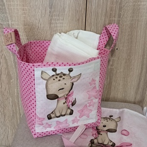 Textil tartó zsiráfos - Meska.hu