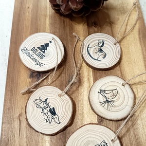 Karácsonyi függő díszek  - karácsony - karácsonyi lakásdekoráció - karácsonyfadíszek - Meska.hu