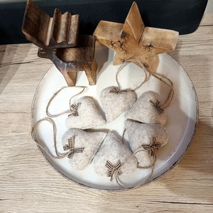 Filc függő dísz  - karácsony - karácsonyi lakásdekoráció - karácsonyfadíszek - Meska.hu