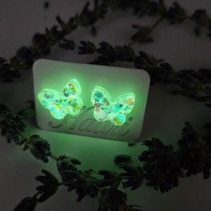 Epoxy fülbevalók - ékszer - fülbevaló - pötty fülbevaló - Meska.hu