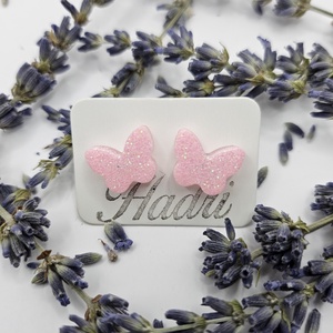 Epoxy fülbevalók - ékszer - fülbevaló - pötty fülbevaló - Meska.hu