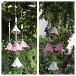 ,Púder Színek HangjátékaKerámia Szélcsengő  -  - Meska.hu