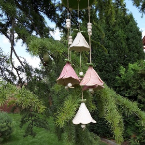 ,Púder Színek HangjátékaKerámia Szélcsengő  -  - Meska.hu