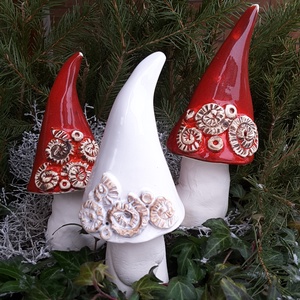 ,Díszkerti  GombákKerámia Kerti,Lakás Dísz -  - Meska.hu