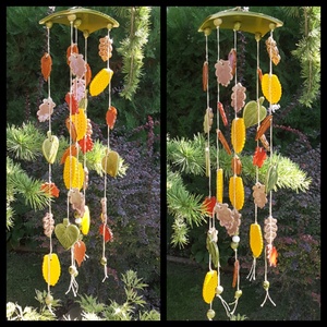 , Őszi Dallamok  Kerámia  Szélcsengő - otthon & életmód - ház & kert - szélcsengő - Meska.hu