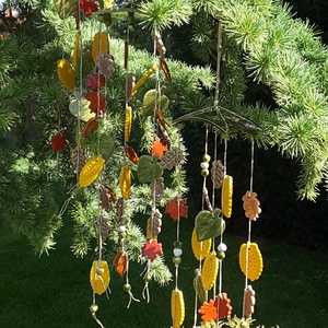 , Őszi Dallamok  Kerámia  Szélcsengő - otthon & életmód - ház & kert - szélcsengő - Meska.hu