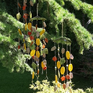 , Őszi Dallamok  Kerámia  Szélcsengő - otthon & életmód - ház & kert - szélcsengő - Meska.hu