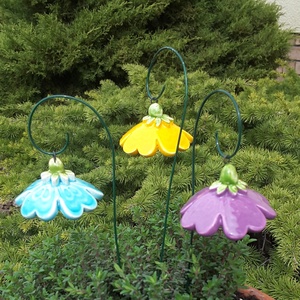 3db ,Tarka-Barka  Kerámia Harangvirág  - otthon & életmód - dekoráció - Meska.hu