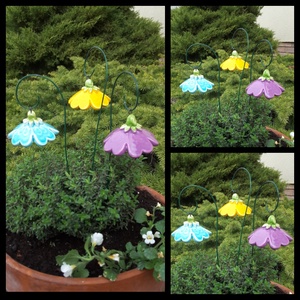 3db ,Tarka-Barka  Kerámia Harangvirág  - otthon & életmód - dekoráció - Meska.hu