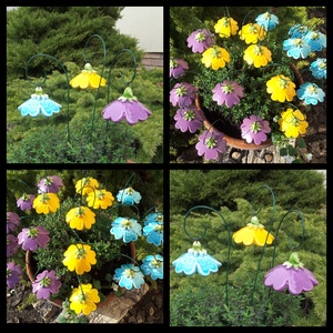 3db ,Tarka-Barka  Kerámia Harangvirág  - otthon & életmód - dekoráció - Meska.hu