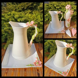 ,MagnóliákKerámia , Kancsó és Kínáló    - Meska.hu