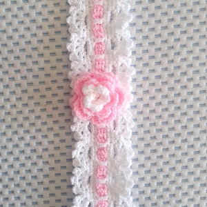 baba fejpánt, horgolt - ruha & divat - hajdísz & hajcsat - hajráf & hajpánt - Meska.hu