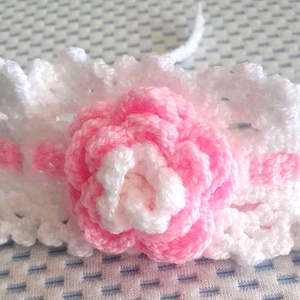 baba fejpánt, horgolt, Ruha & Divat, Hajdísz & Hajcsat, Hajráf & Hajpánt, Horgolás, MESKA