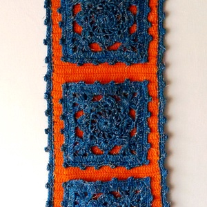 Fali horgolt tároló, falikép - otthon & életmód - dekoráció - fali és függő dekoráció - falra akasztható dekor - Meska.hu