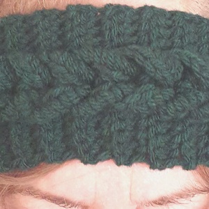 Horgolt  fejpánt, fülvédő - Meska.hu