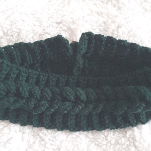 Horgolt  fejpánt, fülvédő - ruha & divat - hajdísz & hajcsat - hajráf & hajpánt - Meska.hu