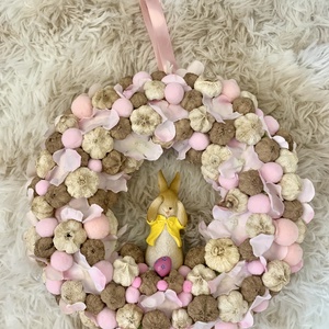 Húsvéti ajtó kopogtató, Ünnepi díszek, dekorációk, Húsvéti díszek és dekorációk, Húsvéti ajtódísz, kopogtató, , MESKA