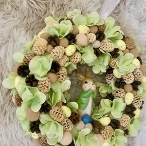 Húsvéti ajtó kopogtató - ünnepi díszek, dekorációk - húsvéti díszek és dekorációk - húsvéti ajtódísz, kopogtató - Meska.hu