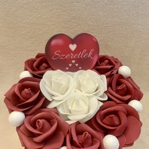 �Szeretlek örök rózsa box - otthon & életmód - dekoráció - asztal és polc dekoráció - díszdoboz - Meska.hu