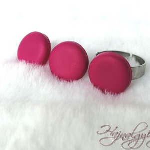 THREE DOTS - Magenta ékszerszett - ékszer - ékszerszett - Meska.hu