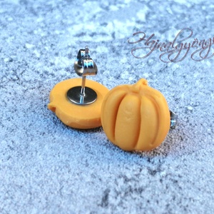 HALLOWEEN - SÜTŐTÖK fülbevaló - ékszer - fülbevaló - pötty fülbevaló - Meska.hu