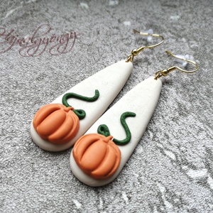HALLOWEEN - SÜTŐTÖK fülbevaló - ékszer - fülbevaló - lógó fülbevaló - Meska.hu