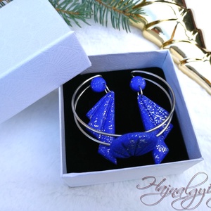 Királykék ezüst ékszerszett - ékszer - ékszerszett - Meska.hu