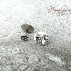 CRYSTAL fülbevaló 12 mm - ékszer - fülbevaló - pötty fülbevaló - Meska.hu