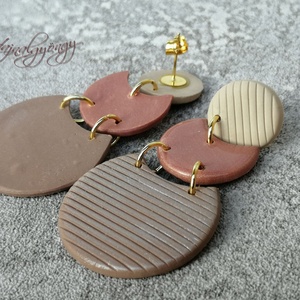 ROSEGOLD fülbevaló - ékszer - fülbevaló - lógó fülbevaló - Meska.hu