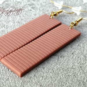 ROSEGOLD fülbevaló - ékszer - fülbevaló - lógó fülbevaló - Meska.hu