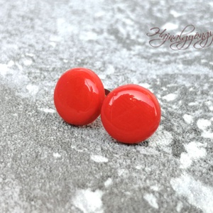 NARANCSSÁRGA fülbevaló - Meska.hu