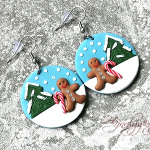 MÉZI A HÓBAN fülbevaló - Meska.hu