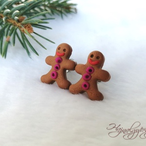 MÉZI fülbevaló / pink - Meska.hu