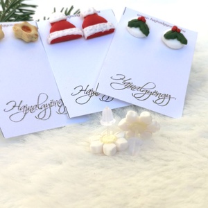 VILÁGÍTÓ HÓPIHE  fülbevaló - ékszer - fülbevaló - pötty fülbevaló - Meska.hu