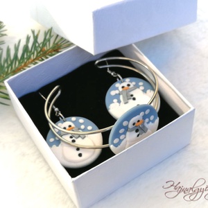 Hóember ékszerszett - ékszer - ékszerszett - Meska.hu