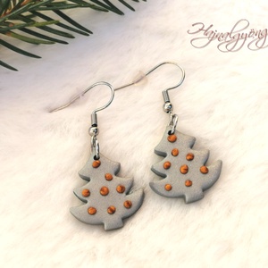 KARÁCSONYFA  fülbevaló - Meska.hu