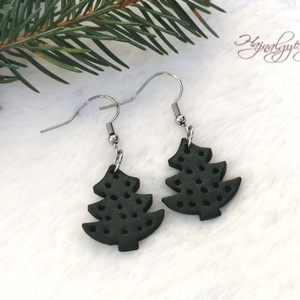 KARÁCSONYFA  fülbevaló - Meska.hu