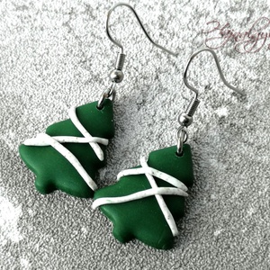 KARÁCSONYFA  fülbevaló - Meska.hu