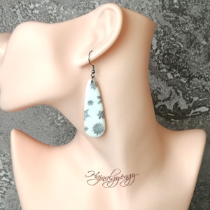 EZÜST HÓPIHE  fülbevaló - ékszer - fülbevaló - lógó csepp fülbevaló - Meska.hu