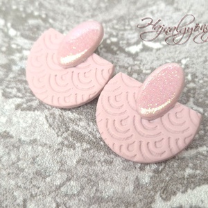 PÚDERHARMAT fülbevaló - Meska.hu